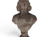 an image of a bust of a woman on a white background