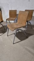 EDITIONS ARTIFORT : Suite de quatre chaises à piétement en f… (photo 2)