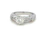 a picture of a diamond ring on a white background
