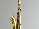an image of a saxophone that is sitting on a table