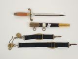 several different types of knives are displayed on a white surface