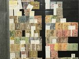 a picture of a display case with stamps on it