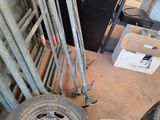 a pile of old tires and other items on the floor