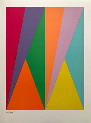 une image représentant un tableau aux multiples couleurs et aux formes variées