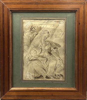 Suiveur de Bartholomeus SPRANGER - Vierge à l'Enfant