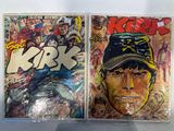 deux couvertures de bandes dessinées représentant un homme portant une casquette de baseball et un homme portant une casquette de baseball