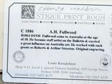 a plaque on the wall of a building with a picture on it