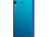 the back of a blue and green huamimi phone