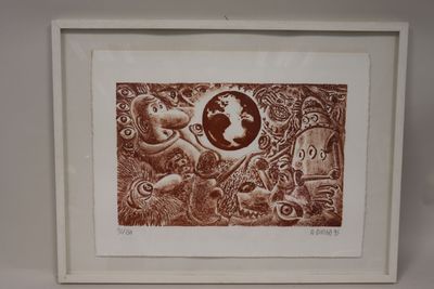 Hervé di Rosa (1959), lithographie numérotée 92/150 et signé… - Photo 1