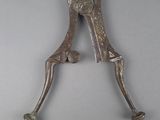 a metal object that has been placed on the wall