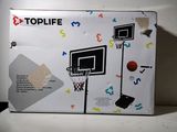 a box that has a basketball and a basketball hoop on it