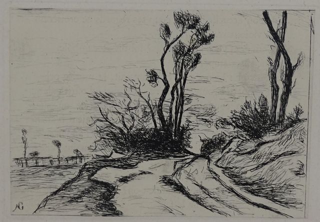 Armand GUILLAUMIN (1841-1927) « Chemin creux des hautes bruyères ...
