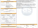 a document with a picture of a car and a barcode on it