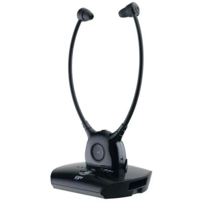 un casque noir muni d'un micro