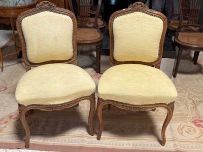 pair of antique chairs with yellow upholstered upholstered upholstered upholstered upholstered upholstered upholstered upholstered uphol