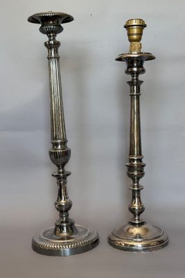 223. Réunion de deux pique-cierges de style, XVIIIe siècle, …