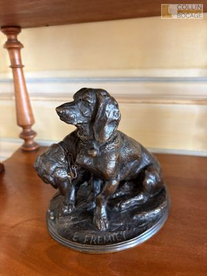 Emmanuel FREMIET (1824-1910) "Ravageot et Ravageode" Bronze …