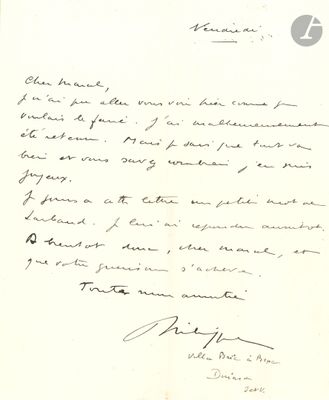 Philippe SOUPAULT (1897-1990). 5 L.A.S. et 1 L.S. « Philippe…