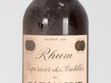 a bottle of wine that is sitting on a table