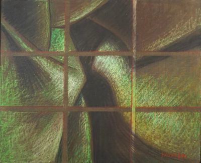 Jacques JOOS (1945-2021), "Rencontre", 1994, technique mixte…