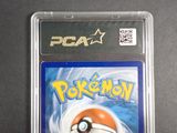 the pokemon game is in a plastic case on a table