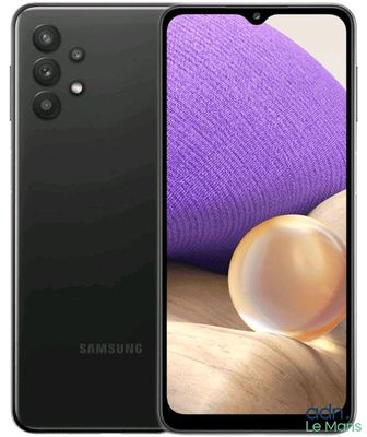 samsung galaxy s9e with a purple towel next to it