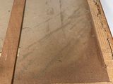 a picture of a piece of cardboard on a table