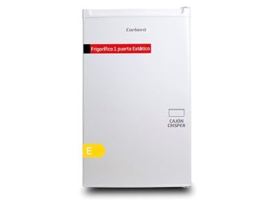 une boîte blanche sur laquelle est collé un autocollant jaune