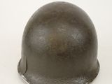 helmet on a white surface with a white background