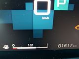 a close up of a car ' s dashboard showing the speed of the car