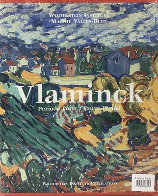 the cover of a magazine with a painting of a landscape