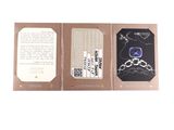 a picture of a card with a chain on it