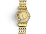 an image of a close up of a wrist watch on a white surface
