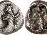 a close up of a coin with an image of a woman on it