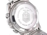 a close up of a watch on a white background