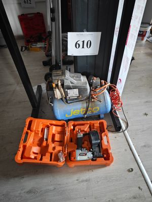two orange boxes that are sitting on the floor next to each other