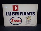 une enseigne de magasin de lubrifiants sur laquelle figure un personnage de dessin animé