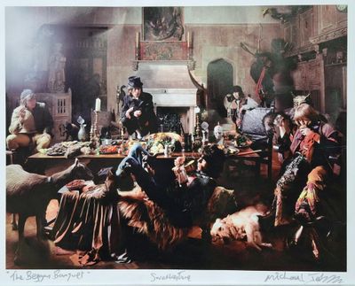 Michael JOSEPH (né en 1941) The Beggars Banquet Tirage argen…