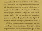 an old book with a black and white image of a cat