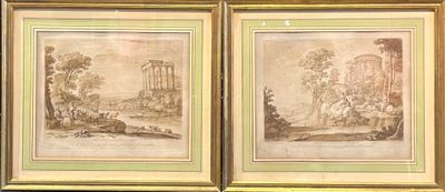 D'après Claude GELLEE dit Le Lorrain, gravées par Richard EA…