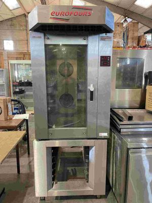 Four EUROFOURS 10 niveaux FVE10A20 avec option buée, socle et hotte -  - Photo 1