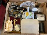 a box with a lot of items inside of it