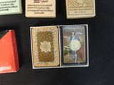 a box of cigarettes and a box of cigarettes on a table