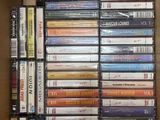a lot of dvds in a box on the table