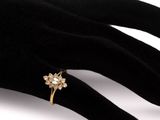 an image of a woman ' s hand with a ring on it