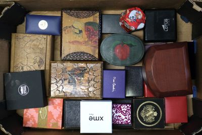 a box with many different types of boxes in it