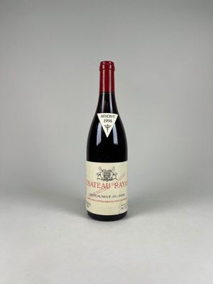 bottle of wine from chateau pagne, france