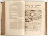 an open book with a picture of a man riding a horse on it