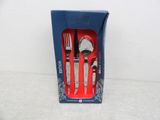 a box with a set of forks and spoons in it