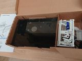 a box with a computer inside of it on a table